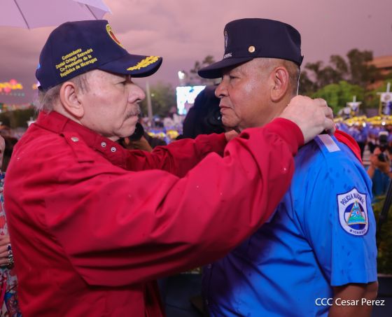 Acto oficial del 46 aniversario de fundación del Ministerio del Interior de la República de Nicaragua
