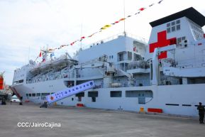 Nicaragua celebra acto oficial de recibimiento del Buque Hospital Arca de la Ruta de la Seda