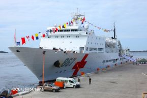 Nicaragua celebra acto oficial de recibimiento del Buque Hospital Arca de la Ruta de la Seda