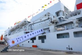 Nicaragua celebra acto oficial de recibimiento del Buque Hospital Arca de la Ruta de la Seda