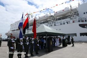 Nicaragua celebra acto oficial de recibimiento del Buque Hospital Arca de la Ruta de la Seda
