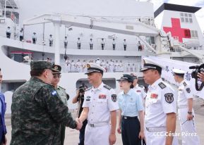 Nicaragua celebra acto oficial de recibimiento del Buque Hospital Arca de la Ruta de la Seda