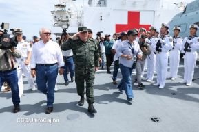 Nicaragua celebra acto oficial de recibimiento del Buque Hospital Arca de la Ruta de la Seda