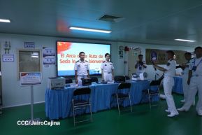 Nicaragua celebra acto oficial de recibimiento del Buque Hospital Arca de la Ruta de la Seda