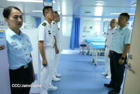 Nicaragua celebra acto oficial de recibimiento del Buque Hospital Arca de la Ruta de la Seda