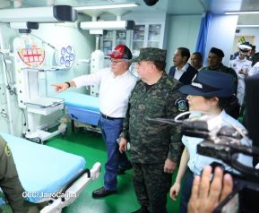 Nicaragua celebra acto oficial de recibimiento del Buque Hospital Arca de la Ruta de la Seda