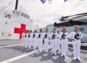 Nicaragua celebra acto oficial de recibimiento del Buque Hospital Arca de la Ruta de la Seda