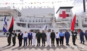 Nicaragua celebra acto oficial de recibimiento del Buque Hospital Arca de la Ruta de la Seda