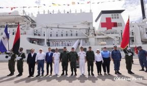 Nicaragua celebra acto oficial de recibimiento del Buque Hospital Arca de la Ruta de la Seda