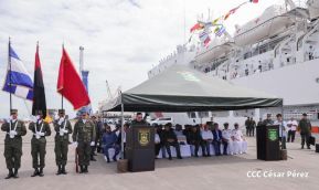 Nicaragua celebra acto oficial de recibimiento del Buque Hospital Arca de la Ruta de la Seda