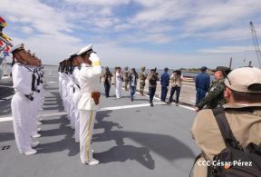 Nicaragua celebra acto oficial de recibimiento del Buque Hospital Arca de la Ruta de la Seda