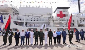 Nicaragua celebra acto oficial de recibimiento del Buque Hospital Arca de la Ruta de la Seda