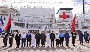 Nicaragua celebra acto oficial de recibimiento del Buque Hospital Arca de la Ruta de la Seda