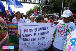 Familias nicaragüenses participan en Caminata por la Unidad y los Valores Familiares