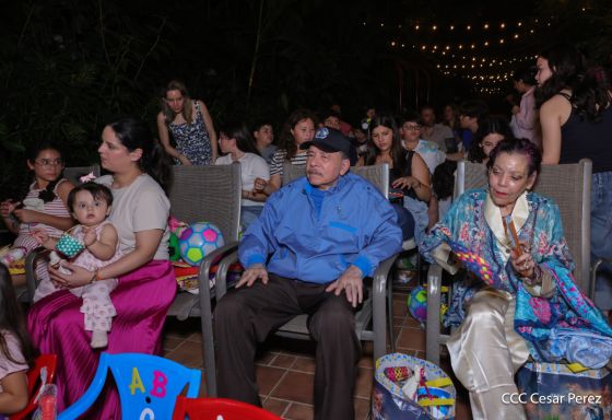 Copresidentes de Nicaragua, comandante Daniel Ortega y Compañera Rosario Murillo celebran la Purísima 
