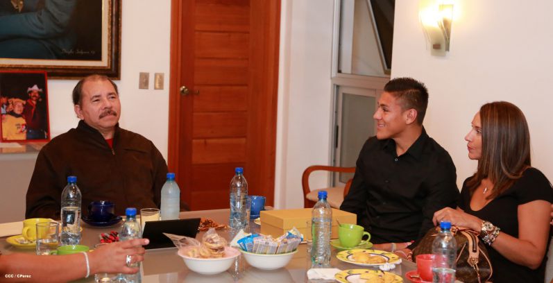 Presidente Daniel se reúne con Oscar Duarte