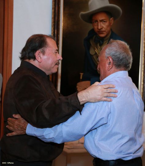 Presidente Daniel se reúne con Oscar Duarte