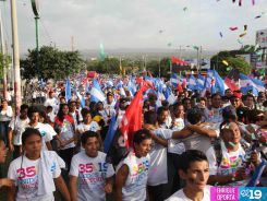 Juventud camina en Amor, Paz y Vida hacia Nuevos Tiempos