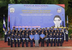 XXVIII Graduación de Cadetes de la Universidad de Ciencias Policiales “Leonel Rugama” de la Policía Nacional