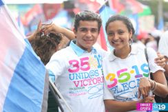 Juventud camina en Amor, Paz y Vida hacia Nuevos Tiempos