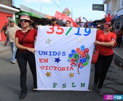 Familias de Estelí celebran 35 Aniversario de Liberación de esta ciudad