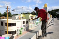 Instalan réplica de Avenida Roosevelt en el Paseo Xolotlán