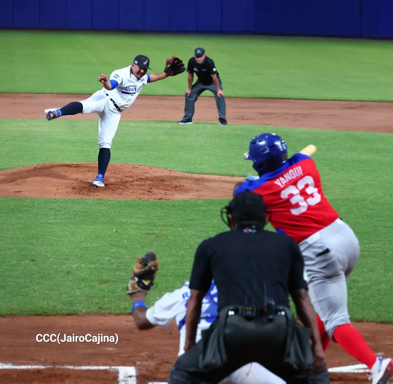 Juego uno de la Serie Internacional entre Nicaragua vs. Cuba