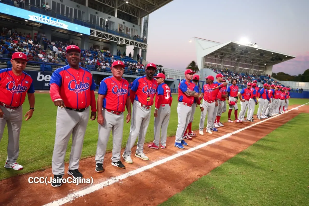Juego uno de la Serie Internacional entre Nicaragua vs. Cuba