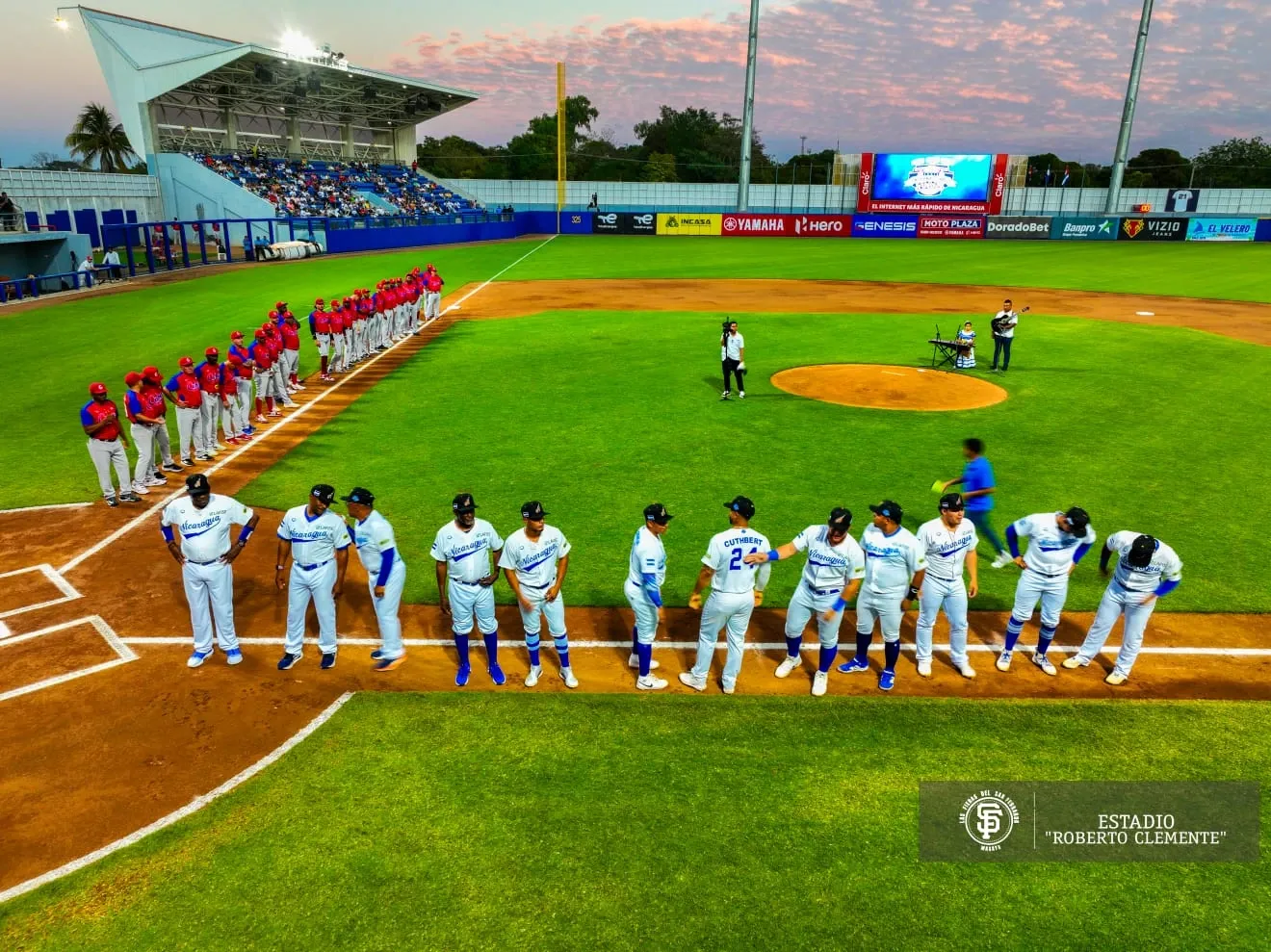 Juego uno de la Serie Internacional entre Nicaragua vs. Cuba