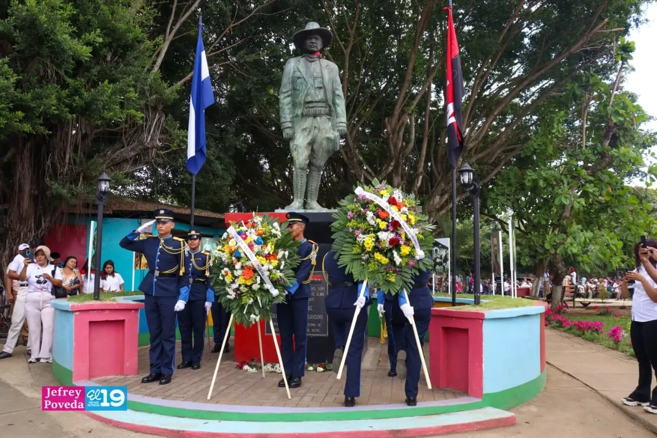 Actos culturales conmemoran la inmortalidad del General Sandino