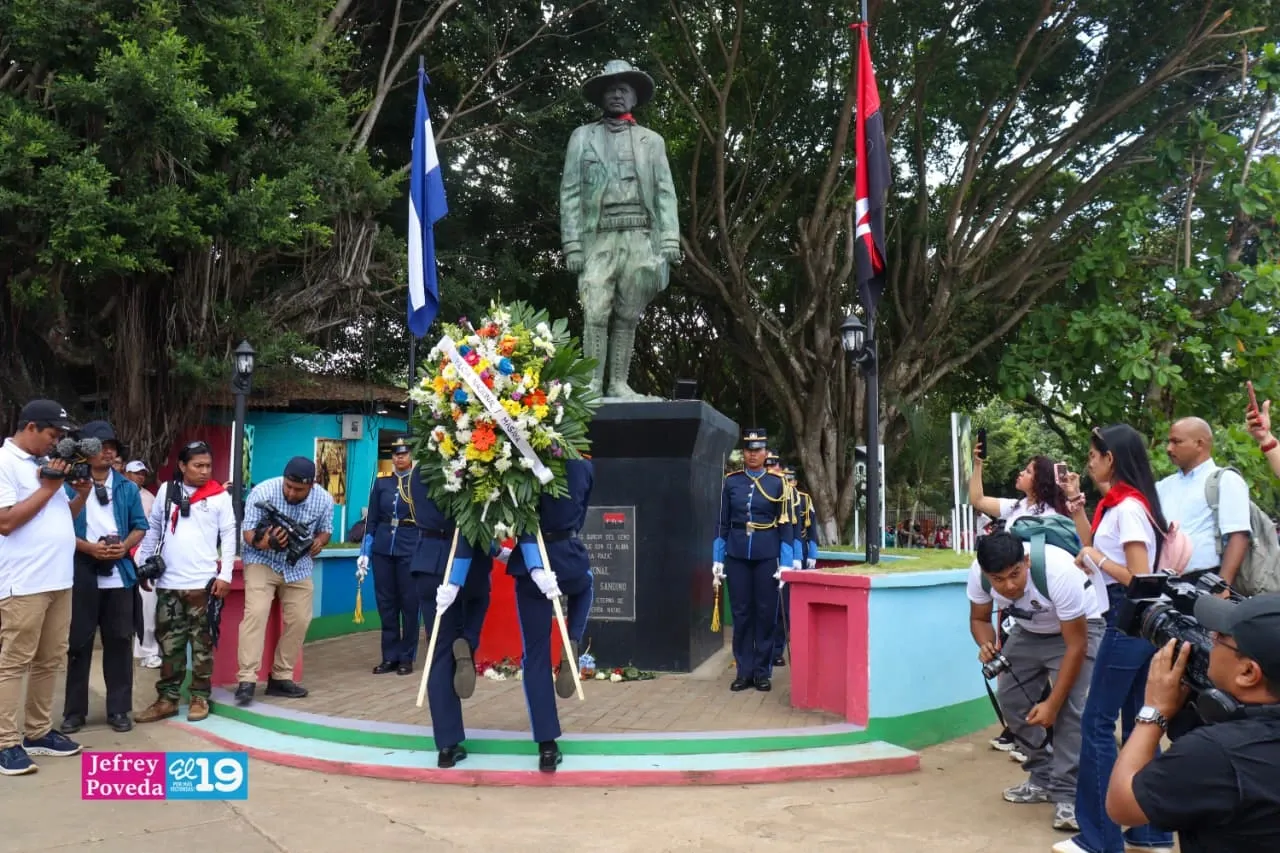Actos culturales conmemoran la inmortalidad del General Sandino