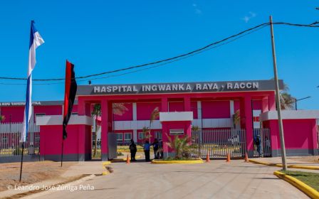 Entrega del Hospital Sandino Nuevo Amanecer en saludo al General de Hombres y Mujeres Libres