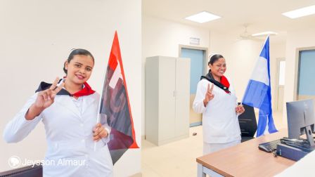 Entrega del Hospital Sandino Nuevo Amanecer en saludo al General de Hombres y Mujeres Libres