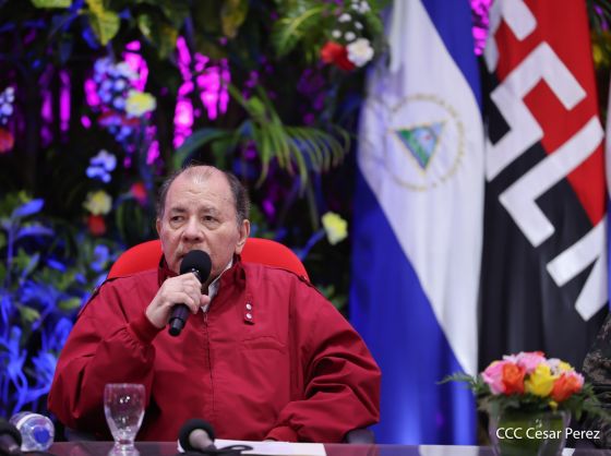 Entrega del Hospital Sandino Nuevo Amanecer en saludo al General de Hombres y Mujeres Libres