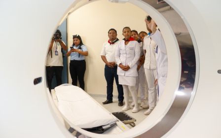 Entrega del Hospital Sandino Nuevo Amanecer en saludo al General de Hombres y Mujeres Libres