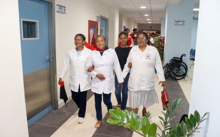 Entrega del Hospital Sandino Nuevo Amanecer en saludo al General de Hombres y Mujeres Libres