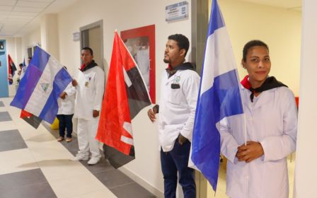 Entrega del Hospital Sandino Nuevo Amanecer en saludo al General de Hombres y Mujeres Libres