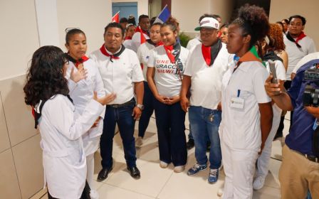 Entrega del Hospital Sandino Nuevo Amanecer en saludo al General de Hombres y Mujeres Libres