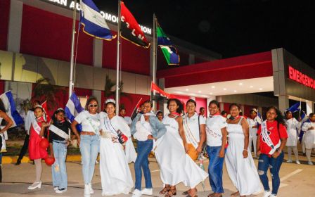 Entrega del Hospital Sandino Nuevo Amanecer en saludo al General de Hombres y Mujeres Libres