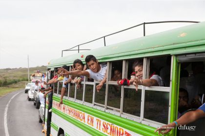 Caravanas de todo el país llegan a Managua para celebración del 35/19