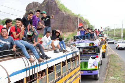 Caravanas de todo el país llegan a Managua para celebración del 35/19