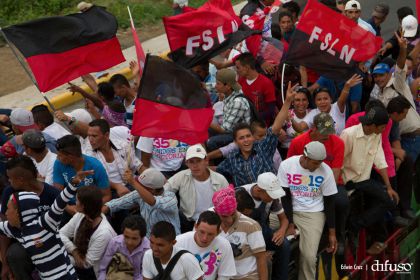 Caravanas de todo el país llegan a Managua para celebración del 35/19