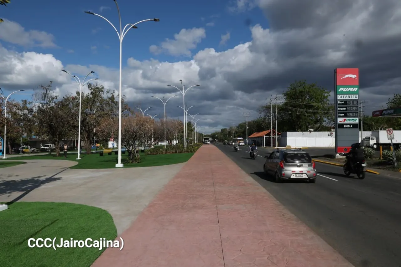 Paseo Edith Grön en Managua