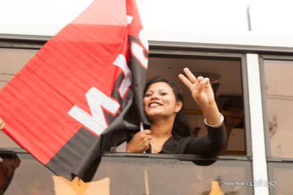 Caravanas de todo el país llegan a Managua para celebración del 35/19