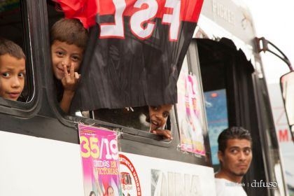 Caravanas de todo el país llegan a Managua para celebración del 35/19