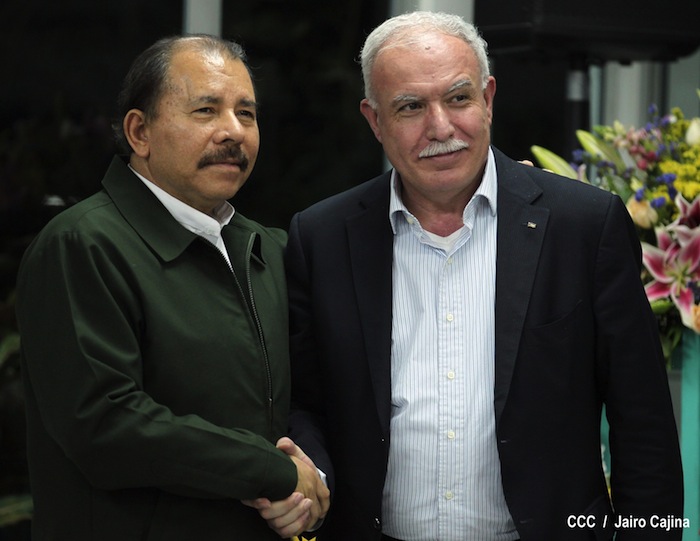 Presidente Daniel se reúne con Canciller Palestino, Riad Malki