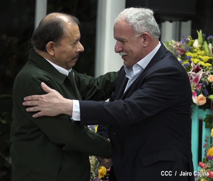 Presidente Daniel se reúne con Canciller Palestino, Riad Malki