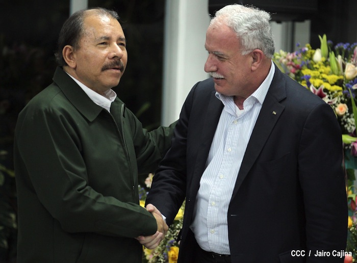 Presidente Daniel se reúne con Canciller Palestino, Riad Malki