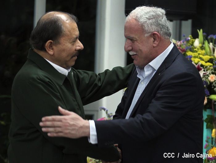 Presidente Daniel se reúne con Canciller Palestino, Riad Malki