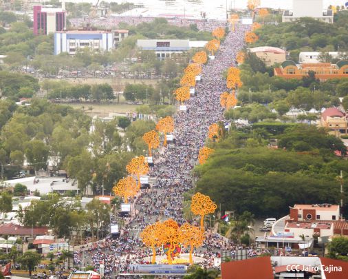 35 Aniversario del Triunfo de la Revolución Popular Sandinista (FOTOS AEREAS)